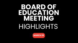 Board of Education Meeting